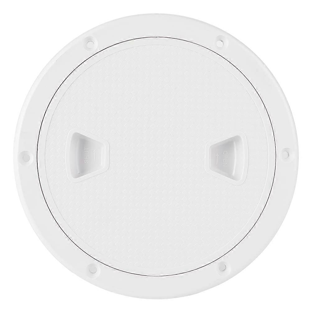 Marine Round Deck Hatch Lid,ABS Deck Cover Inspection Hatch Yacht RV Boat Accessories(6inch)