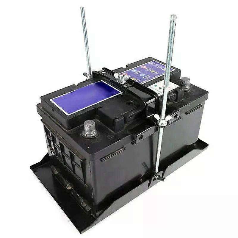 מחזיק סוללה לרכב מתכוונן אוניברסלי מייצב סוללה מתלה לאחסון סוללה לרכב מחזיק סוללה מתלה מתכת מתלה תושבת ערכת מעמד