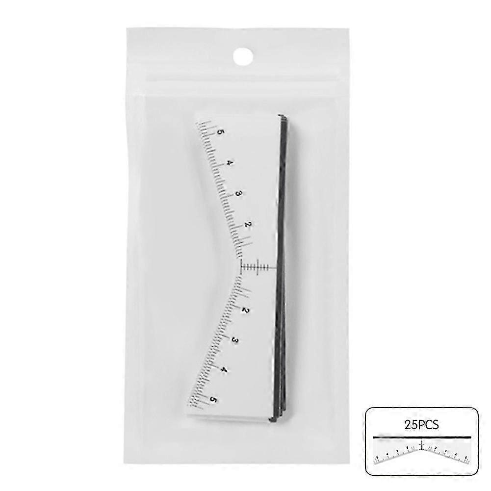 Eyebrow Ruler Stencils Transparent Brow Measurement Tool for Women Girls
