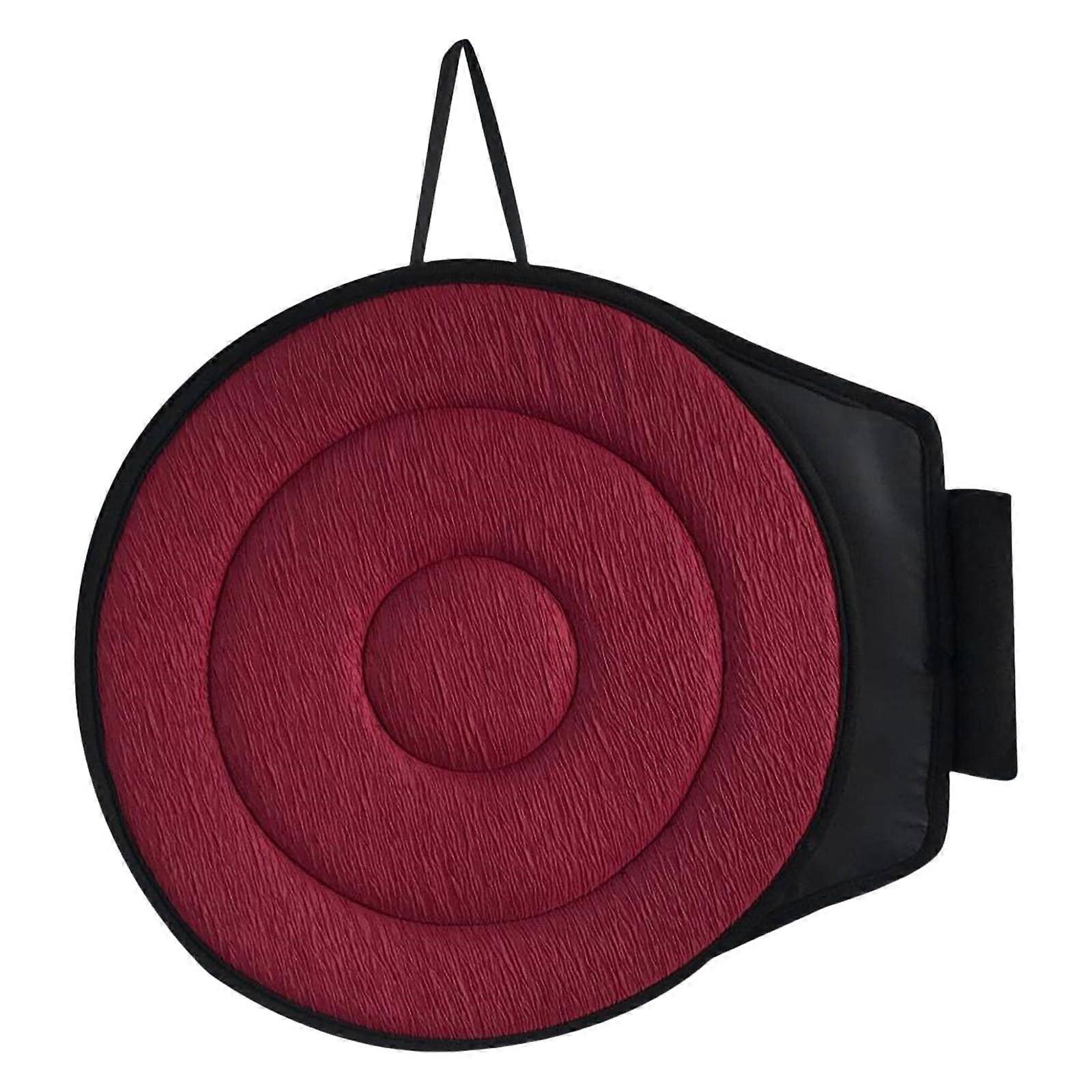 360 Swivel Chair Cushion Seat Pad for EasytoMove Flat Surfaces, Reduces Pressure During Long Work Sessions, Rotating