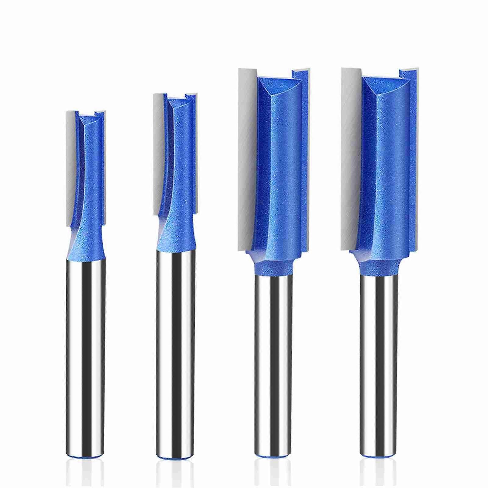 4Pcs 6mm Shank High-quality Milling Cutter Flush Trim With Bearing Router Bit Set For Wood Woodworking Tools