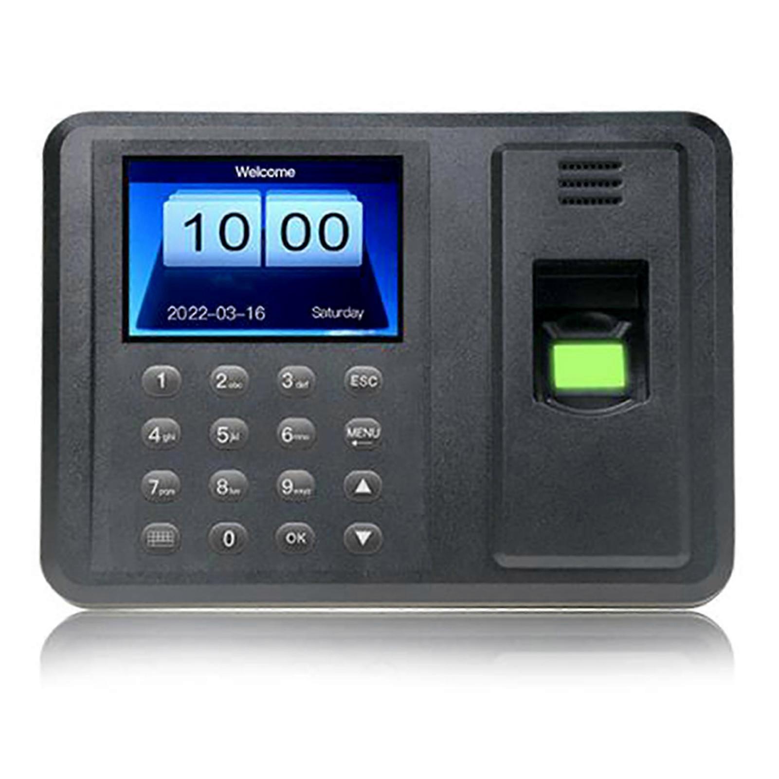 2.8" TFT Biometric Fingerprint Attendance Machine USB 2000 Capacity