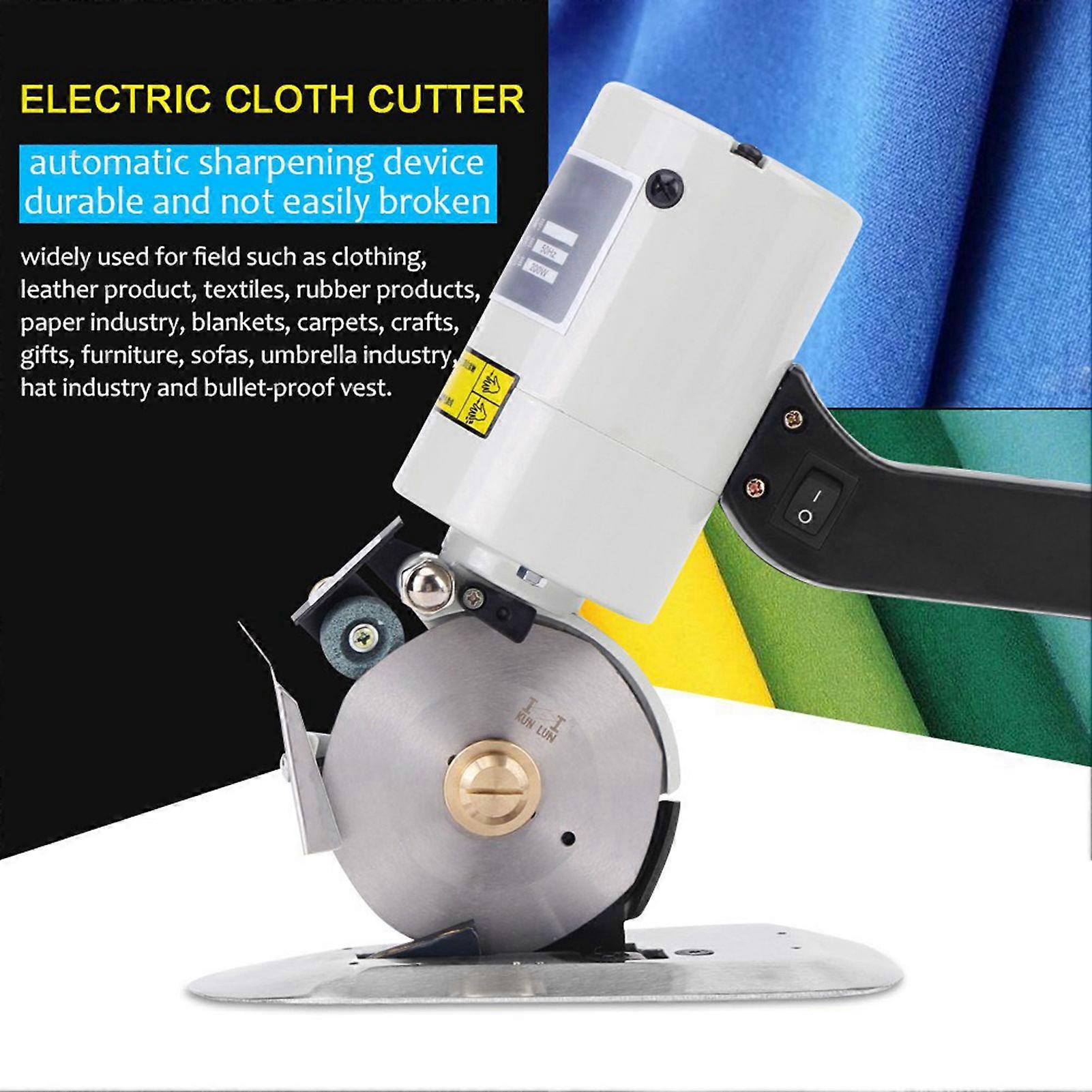 90mm Electric Fabric Cutter 200W Lightweight High-Speed Blade