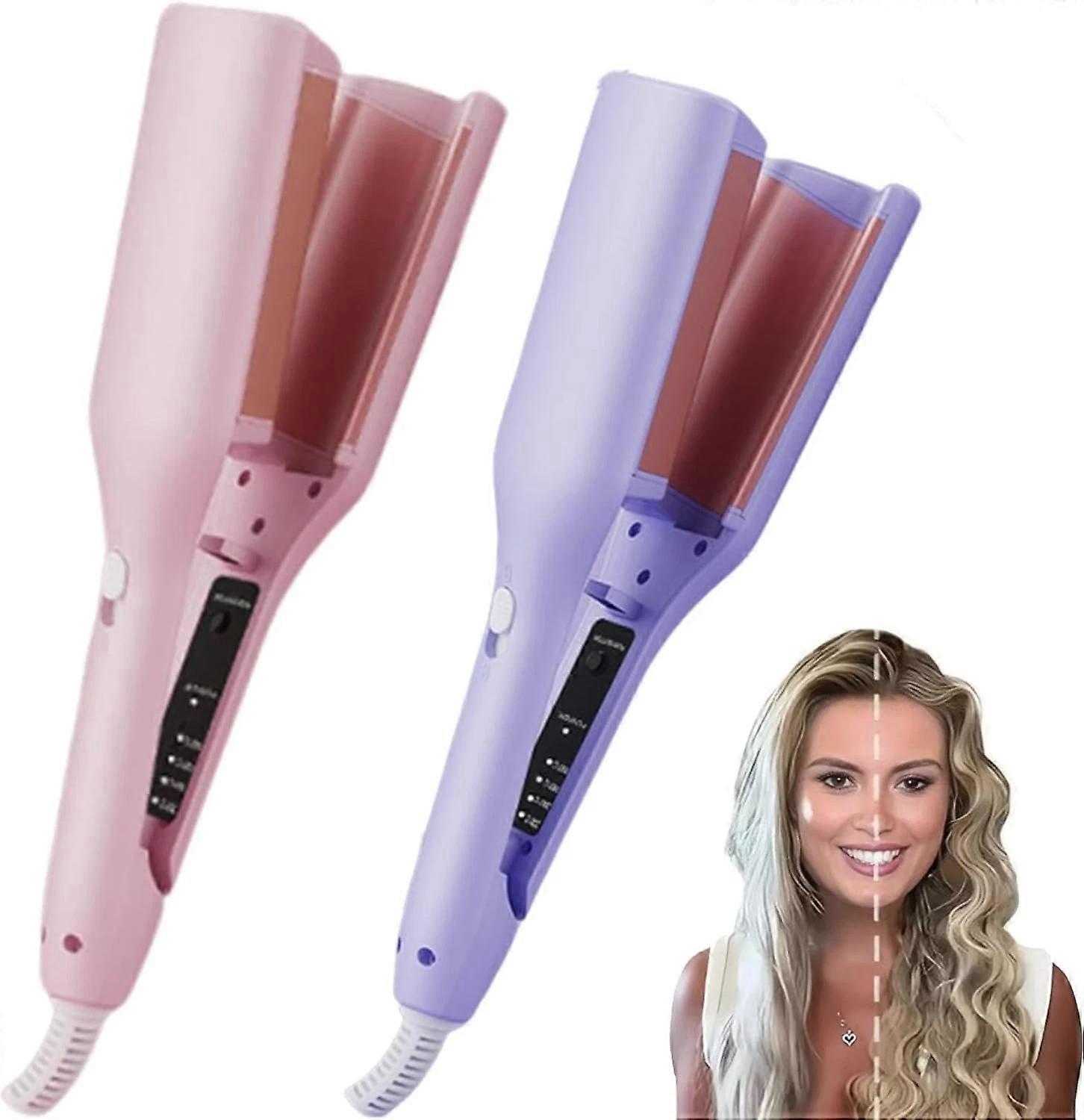 Explicitu Hair Styling Tool with Negative Ionic Technology, Anti-Scald Wave Curl