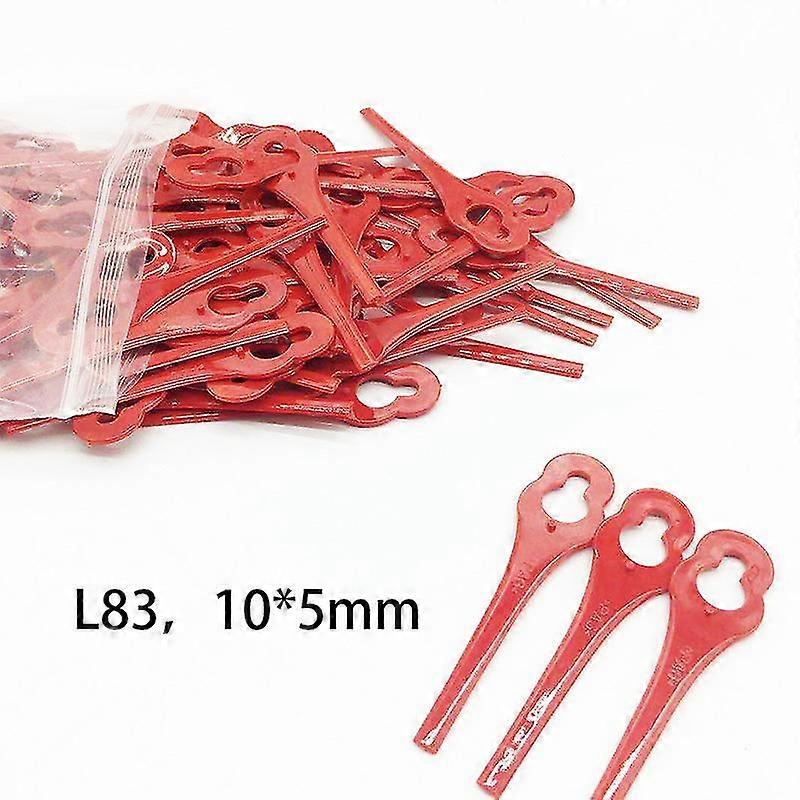 Garden trimmer blades replacement set - 100pcs plastic grass cutter tool