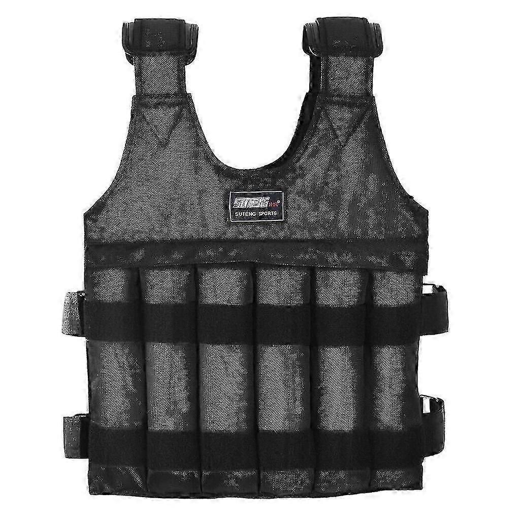 50KG Adjustable Workout Weighted Vest Exercise Strength Training Fitness