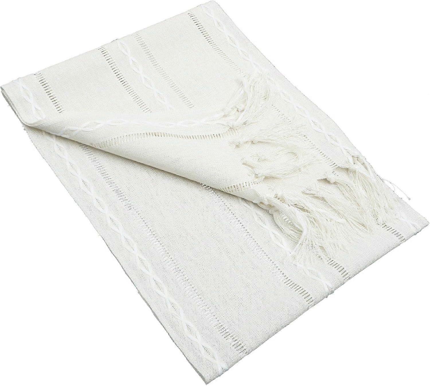 Simple Tablecloth Rustic Table Runner Cotton Linen Table Mat for Home Decor and