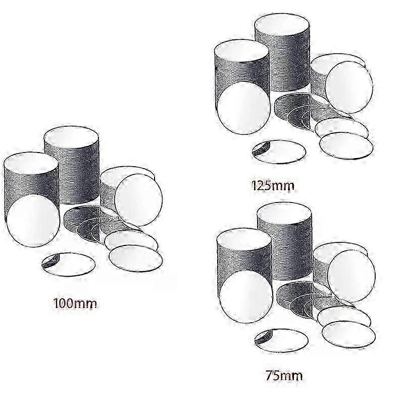 25 Pieces Acrylic Mini Size Round Mirror Adhesive Small Round Mirro...