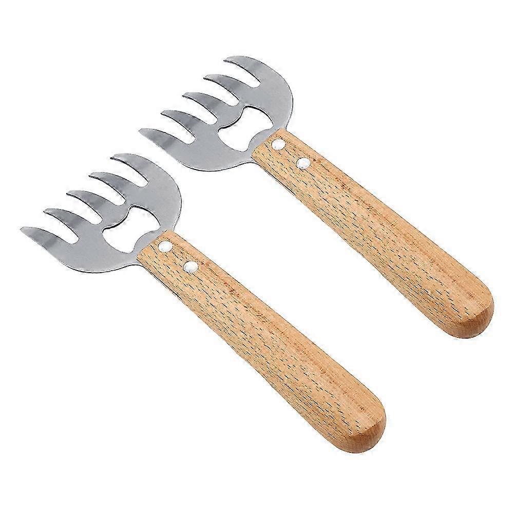 2Pcs Claw Fork Meat Handler Fork BBQ Shredder Meat Remover Kitchen Tool Accessory Edition 0827