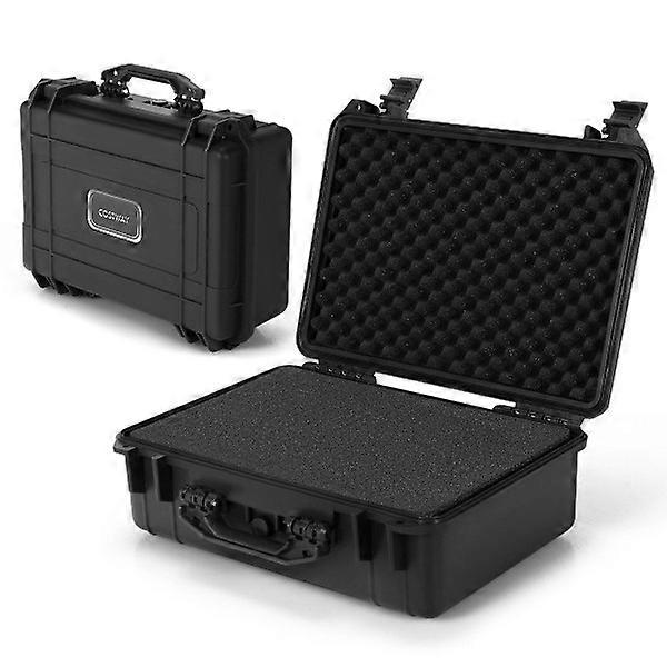 Portable waterproof hard case with adjustable foam insert 56 x 44 x 22 cm, storage