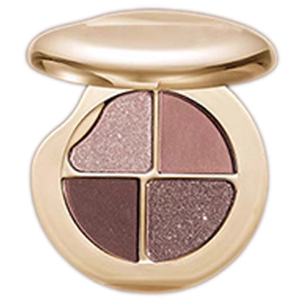 4-Color Eyeshadow & Highlighter Palette - Long-Lasting, Smudge-Proof Formula for Stunning Eye and Cheek Highlights