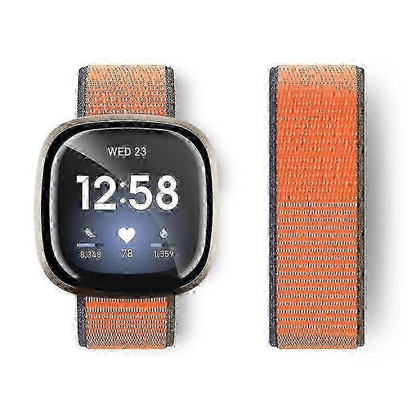 Fitbit Versa 4/Sense 2 Loop Bracelet - Flexible Nylon for All-Day Comfort