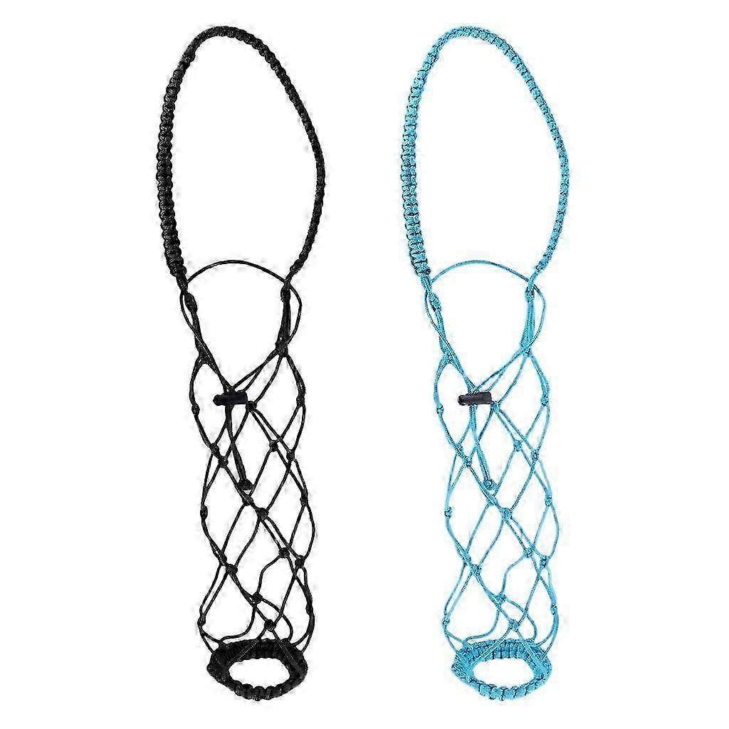 2pcs Water Bottle Net Holder Carrier Handle 170z 260ml