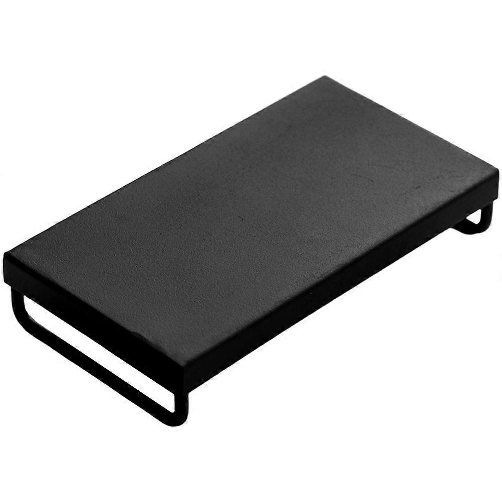 Retro Iron Teapot Stand for Home with High Durability and Elegant Design Black 7.5x7.5x10.5 Inches