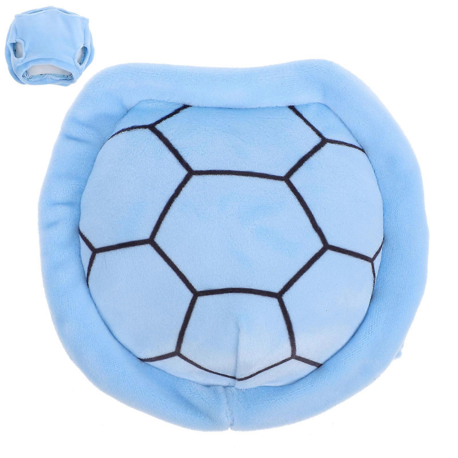 Pillow Costume Turtle Shell Doll Romper Adorable Doll Outfit For Sleeping Playing Parties Sky-Blue Cotton 1Pcs