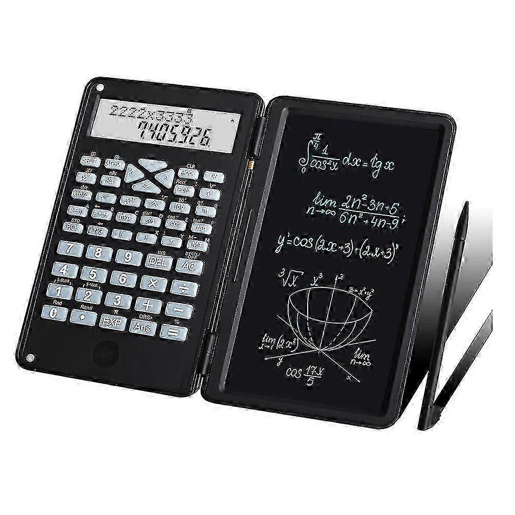 Scientific Calculators with Erasable Writing Board,240 Functions Calculators, Premium School Suppli
