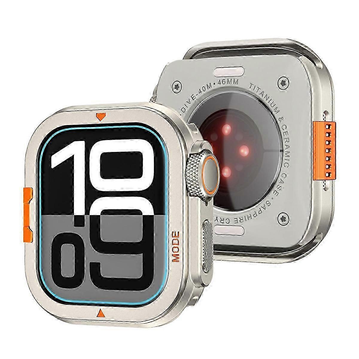 Metal Case for Series 10 46mm Protector Case Titanium