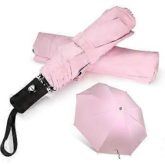 Reiseregenschirm Kompakte faltbare Sonnenschirme Leichtgewicht Auto Open Close für Damen Sonnenschirm