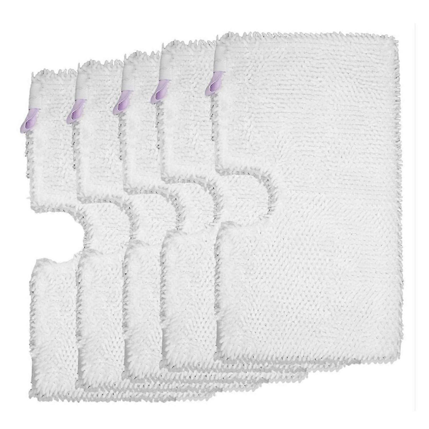 5 Pack Steam Pocket Mop Pads Compatible for Rectangle