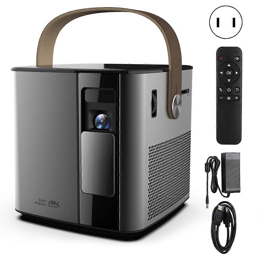 Smart 720P HD Projector with 4K Decoding, Bluetooth, and Mobile Screen Mirroring