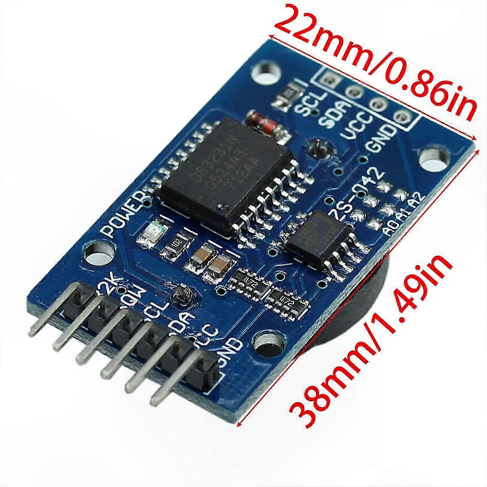 Precision RTC Module with DS3231 and AT24C32 for Accurate Timekeeping and Memory Storage