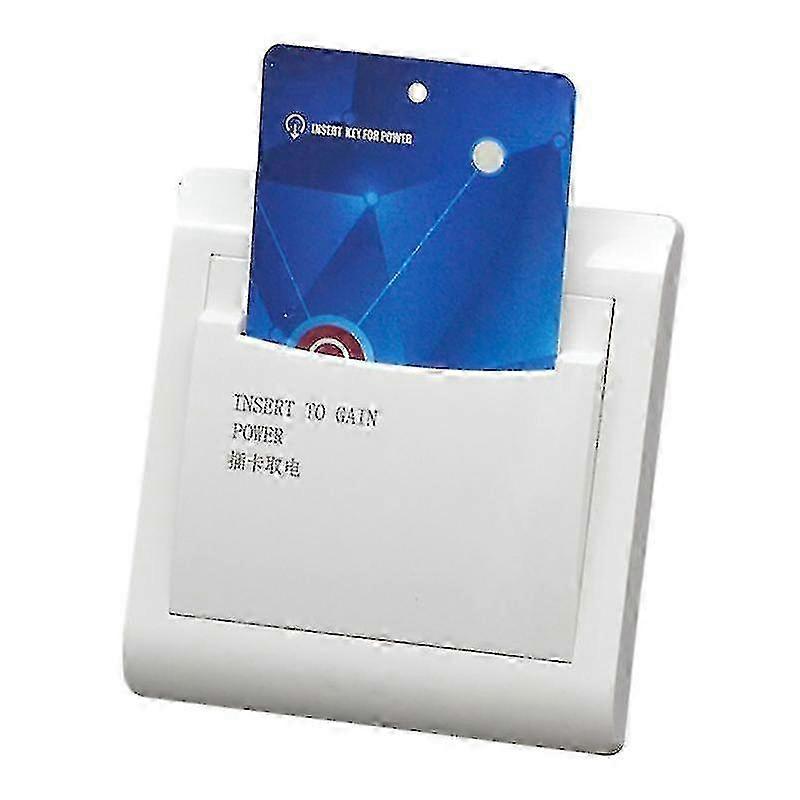 Energy-Saving Insert Key with 40A Wall Reader Switch for Hotel Room with 3 Card Access