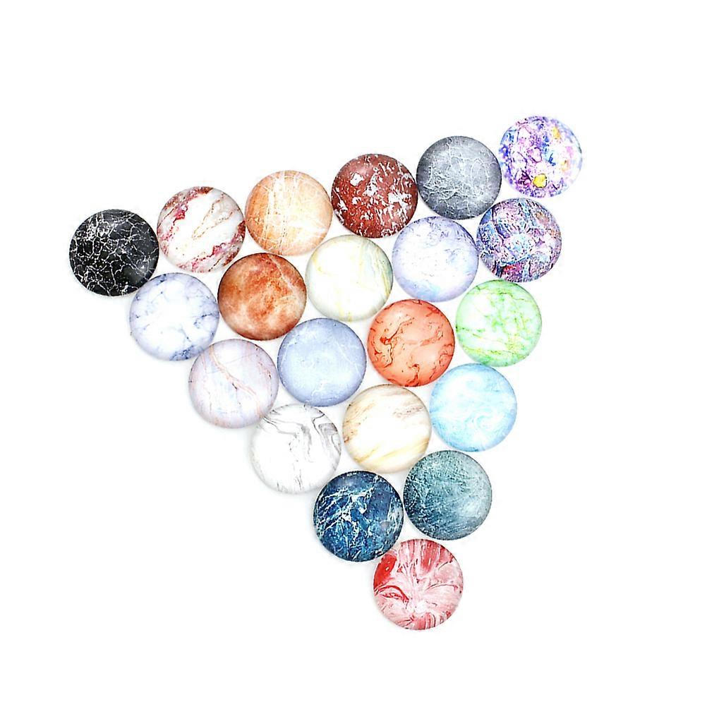 Deep Cleaning Glass Decals for 50Pcs Marble Crystal Pattern DIY Jewelry Material