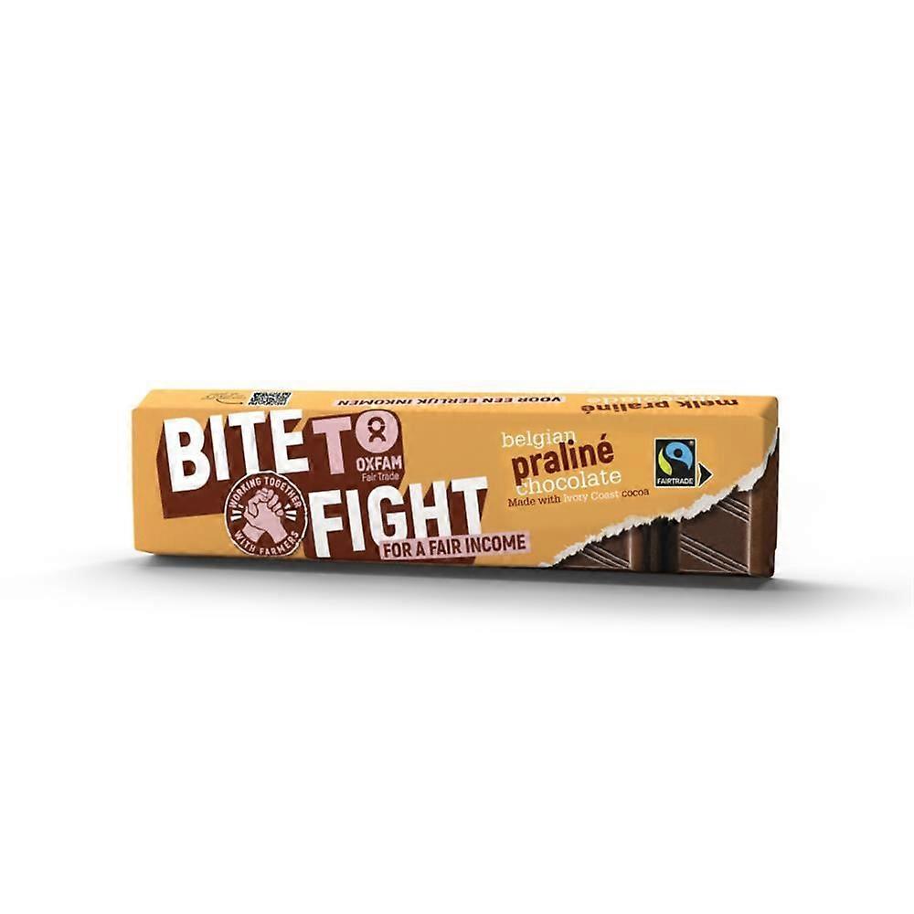 Oxfam Fair Trade BITE TO FIGHT Praline Chocolate 47g - 35 Pack