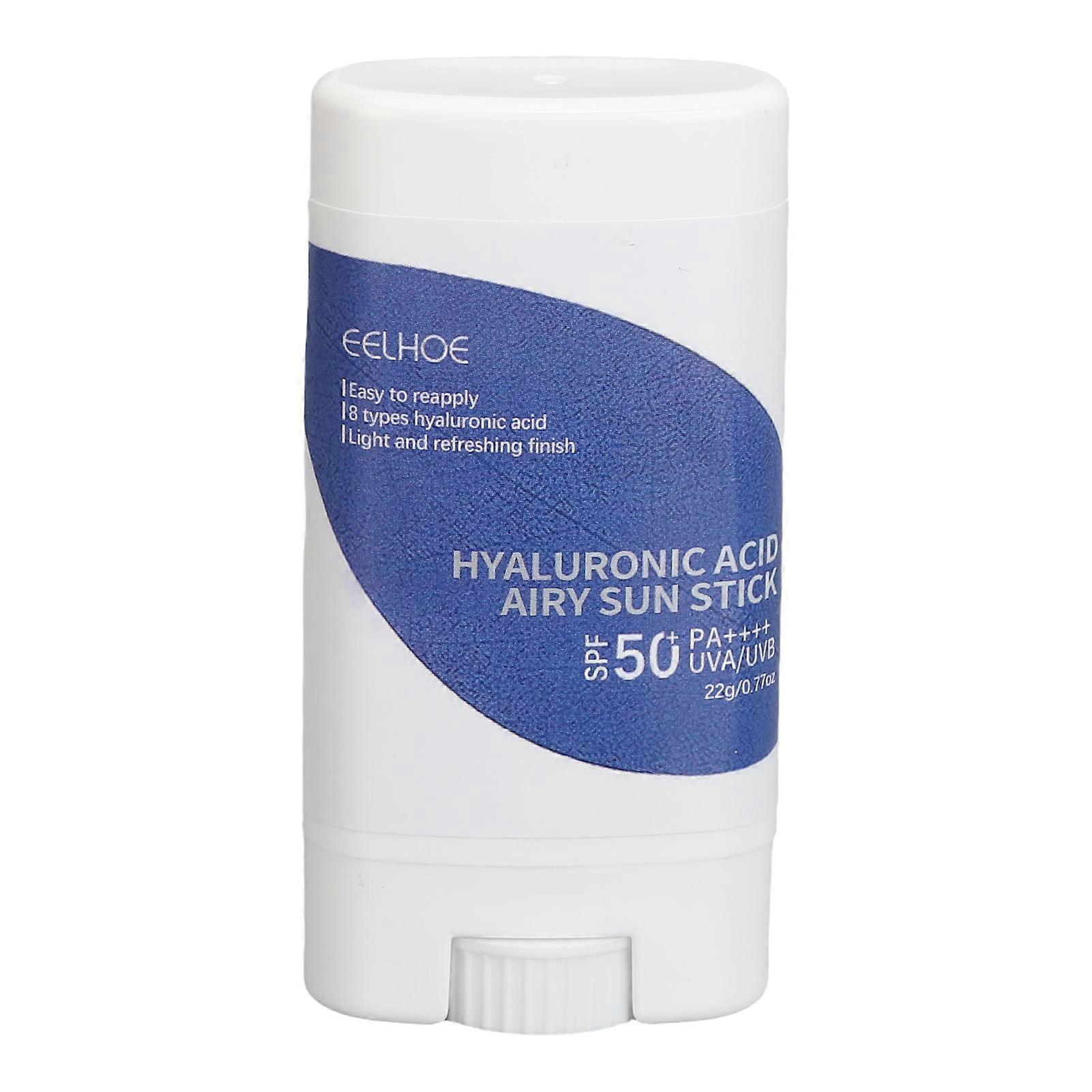 Bâton de protection solaire imperméable SPF 50+, résistant aux UV, hydratant, portable, pour une utilisation en extérieur, 22 g