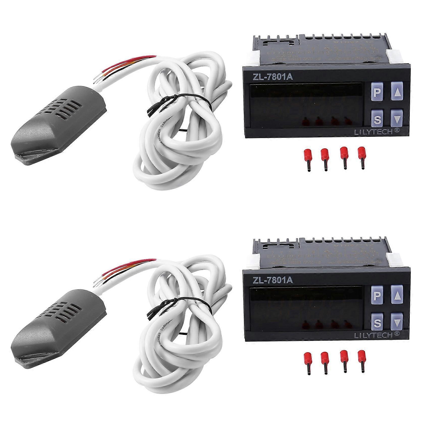 2X -7801A, General, Temperature and Humidity Controller, Thermostat and Hygrostat, Thermistat Thermo