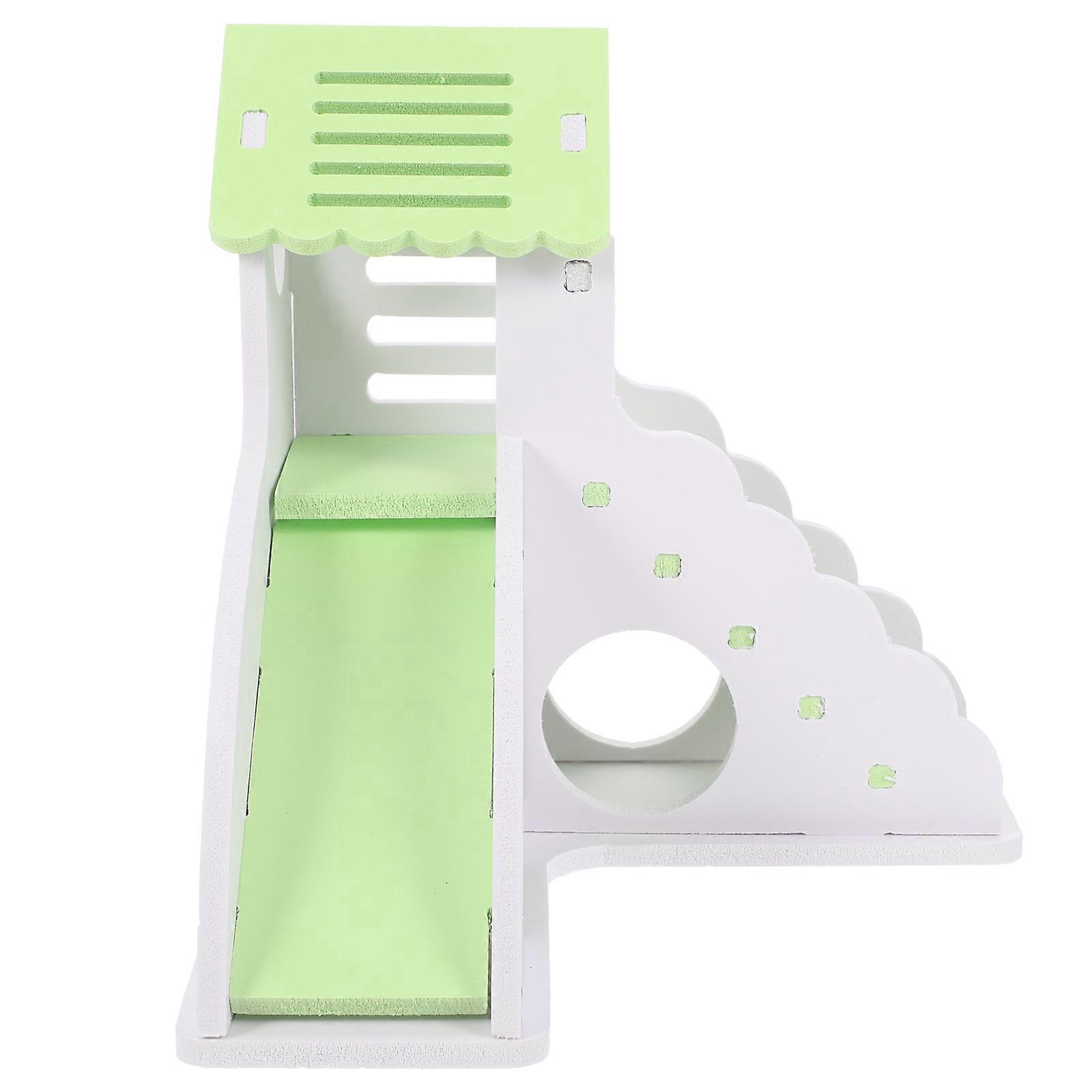 Hamster Hideout Nest with Ladder for Small Pets 3Pcs Hamster Nest Toy