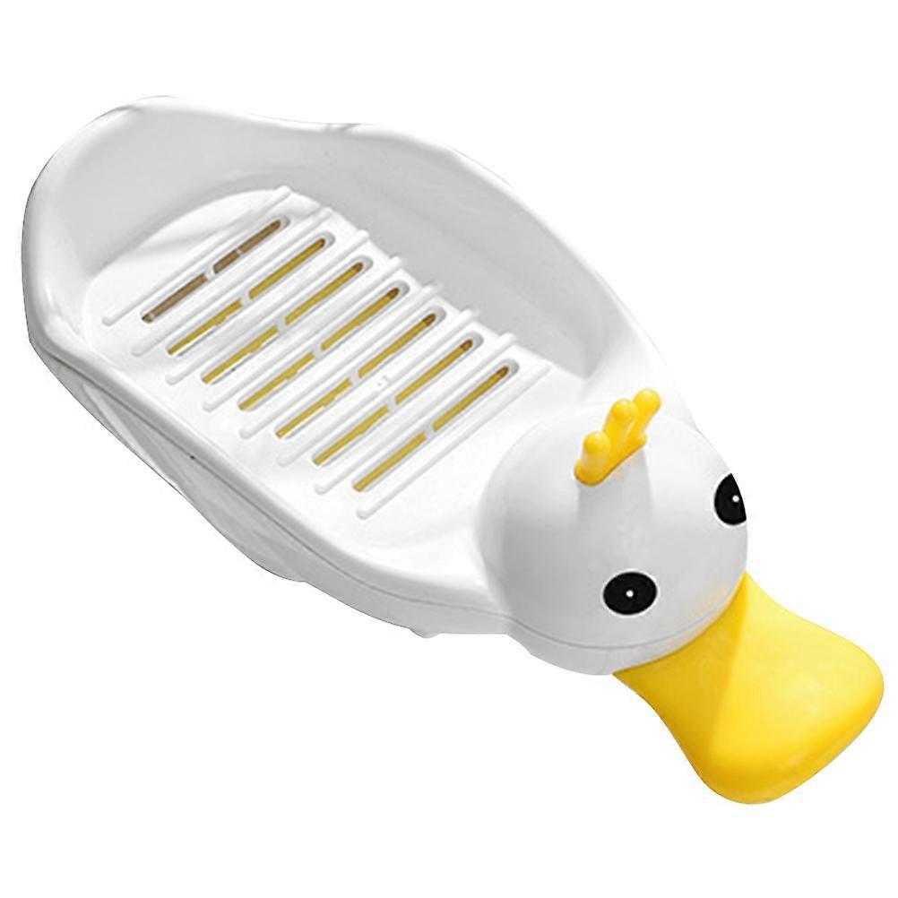 Soap Dish Self Draining Duck Shape for Shower Use 3Pcs Set
