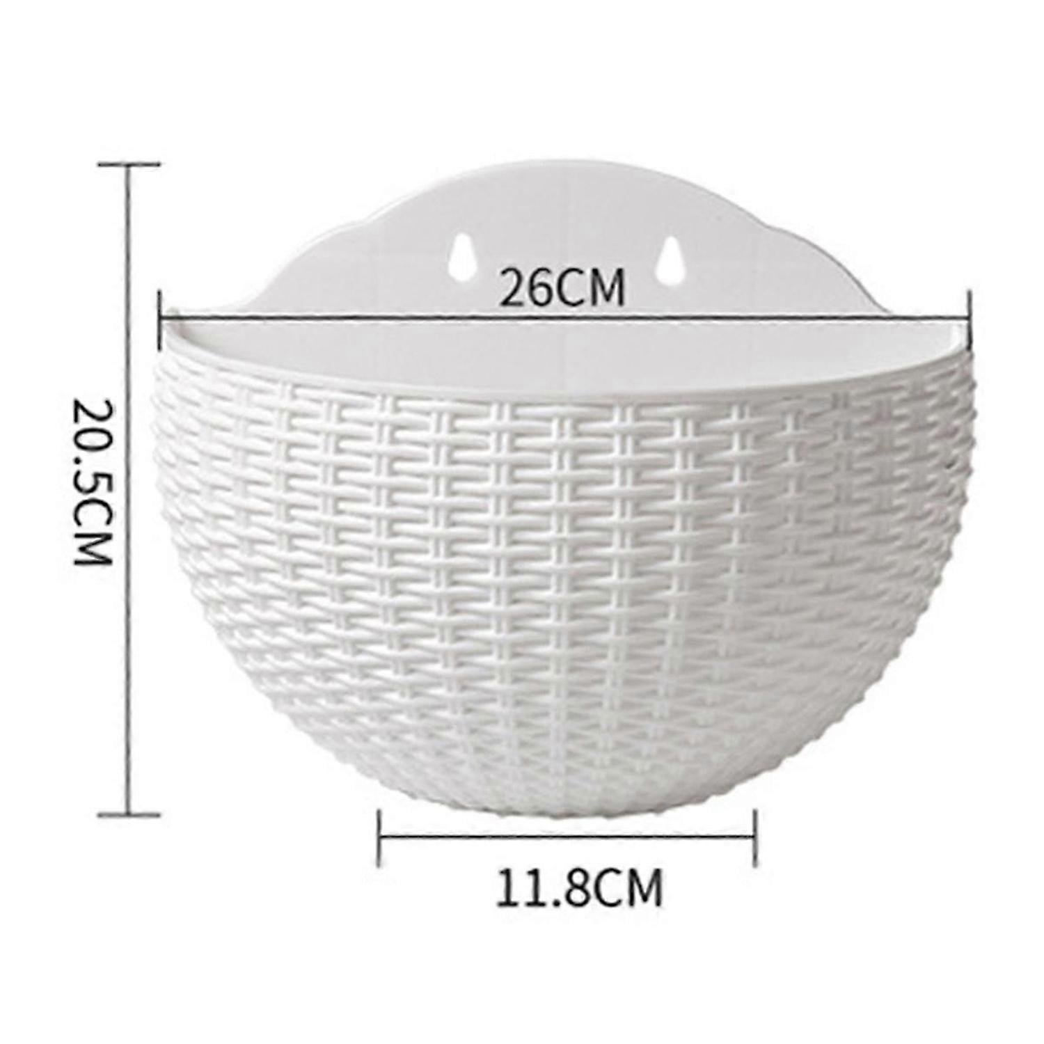 Burgundy Large balcony hanging plastic pot