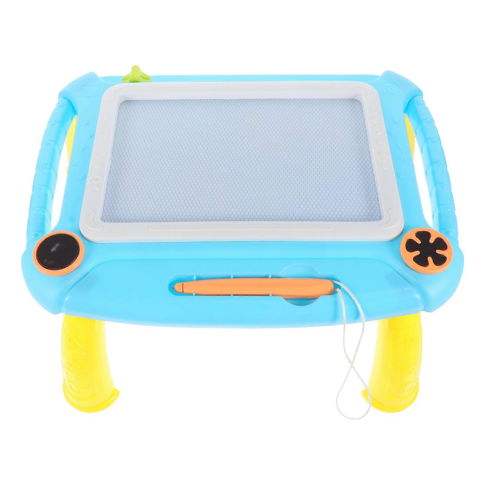 Magnetic Drawing Board Kids Toy Set for Home Schooling Office Use and Classroom Teaching Made from Durable Blue Plastic