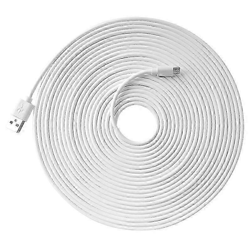 2 Pack 23FT Power Extension Cable for Wyze Cam Pan, for Wyze Cam v3, for Wyze Cam Pan v2, for YI Dome Home Camera, for Nest Cam, for Cloud Camera, Dur