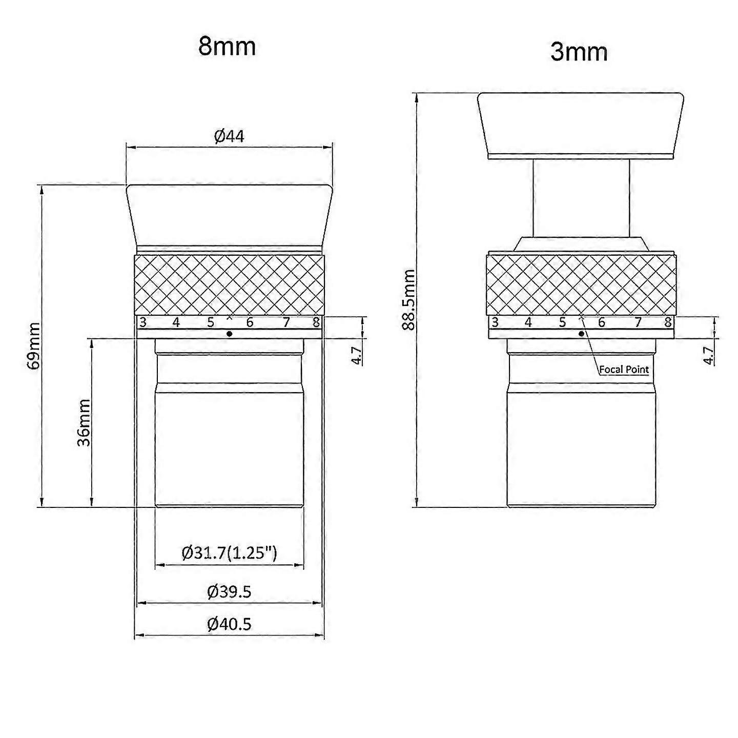 For 3mm8mm Planetary Zoom Eyepiece For Telescope