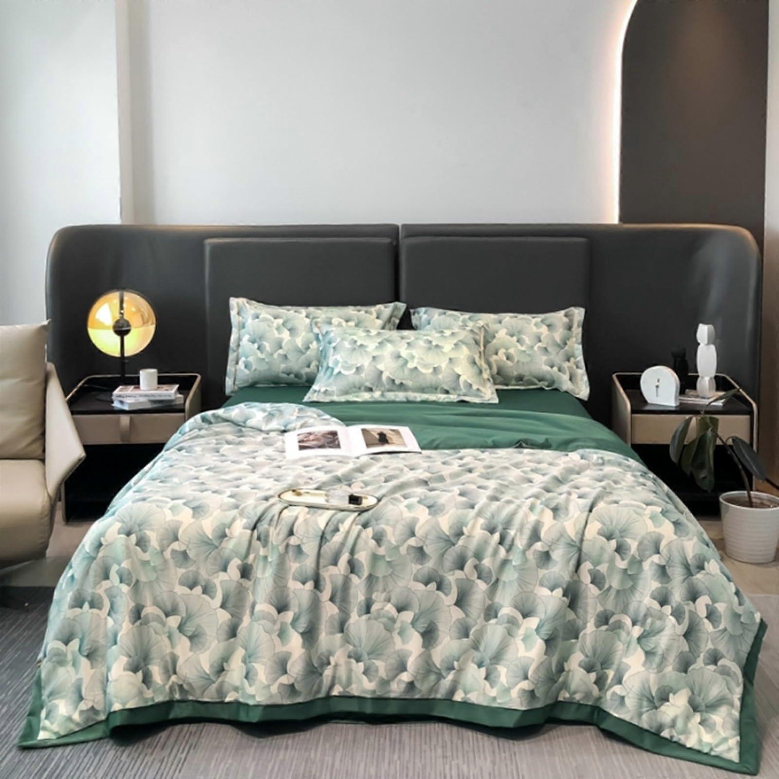 Cooling Comforter Queen 150x200cm DoubleSided Cooling Blanket Breathable Silk Machine Washable