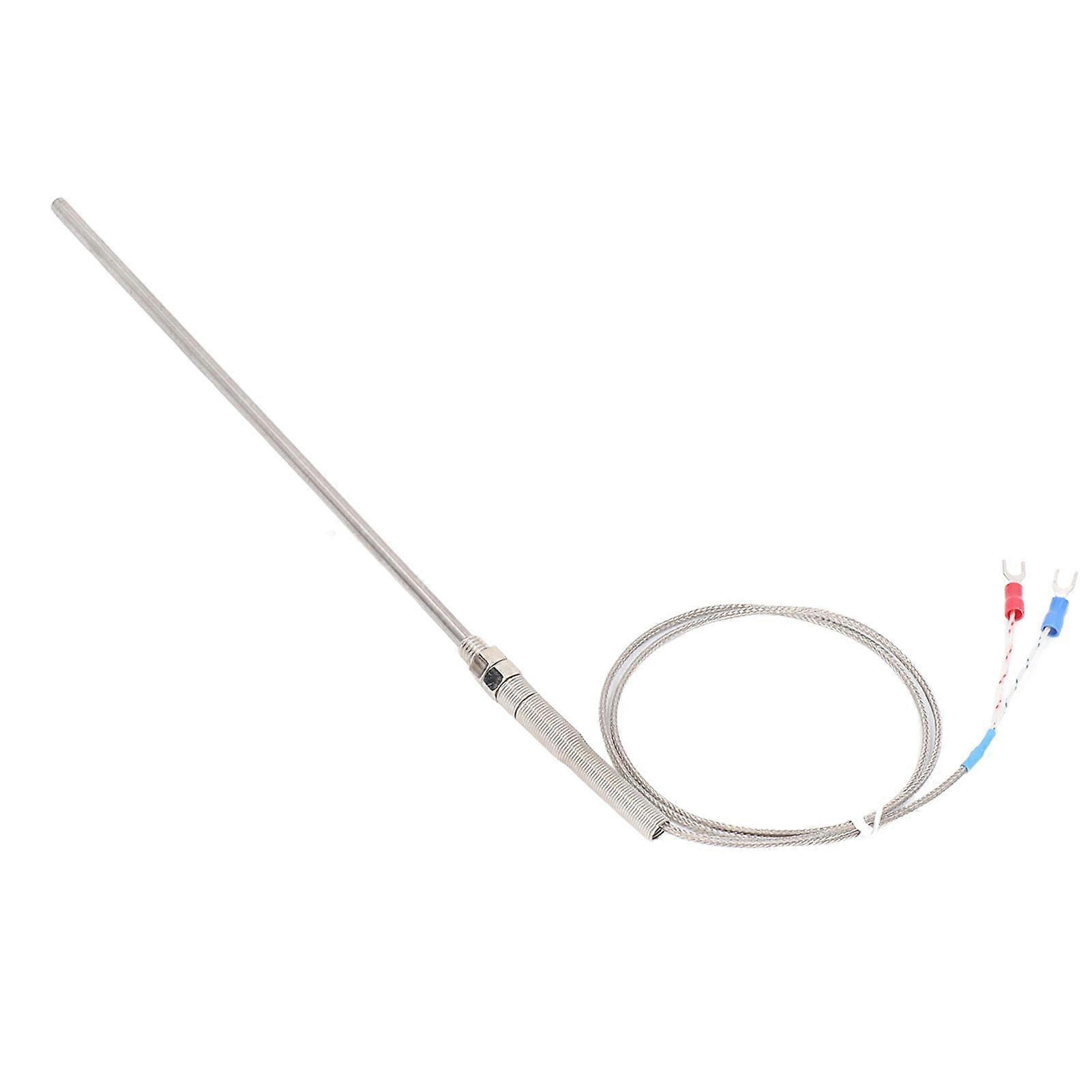 K Type Thermocouple 200mm Probe Fast Sense Response Speed Wide Measurement Range Temperature Sensor 2m/78.7in