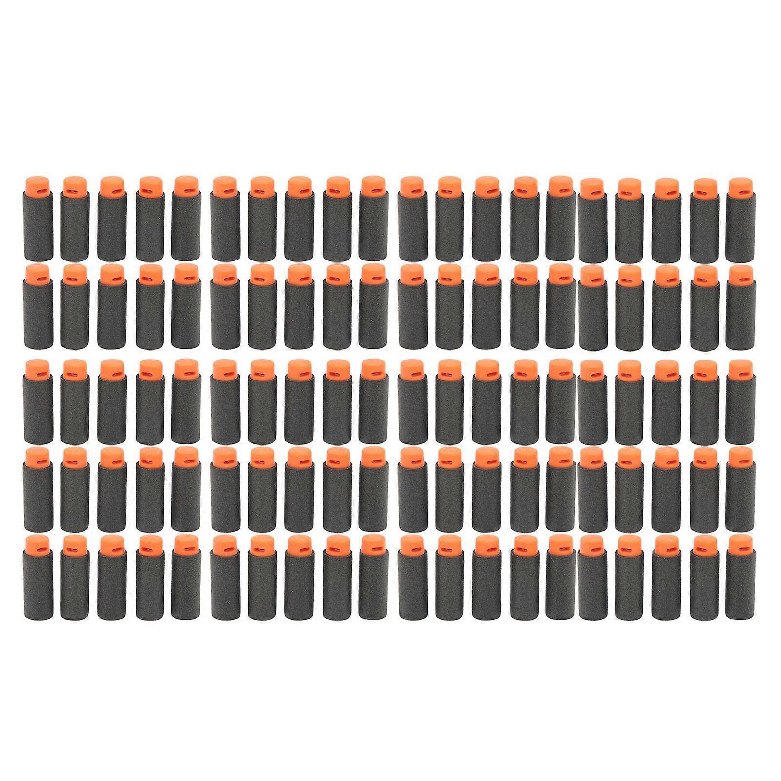100pcs Universal Short Darts High Density EVA Soft Shot Harmless Toy Refill for Various Shooting Toy Black