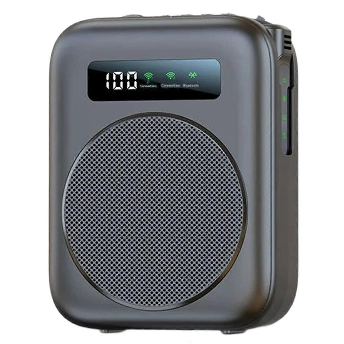 Bluetooth Voice Amplifier with Magnetic Wireless Lavalier Lapel Microphone for Classroom/Yoga/Confe