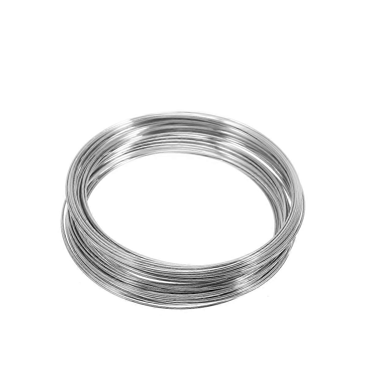 Bracelets Wire for Jewelry Making 1 Roll 300 Circles Silver Wire