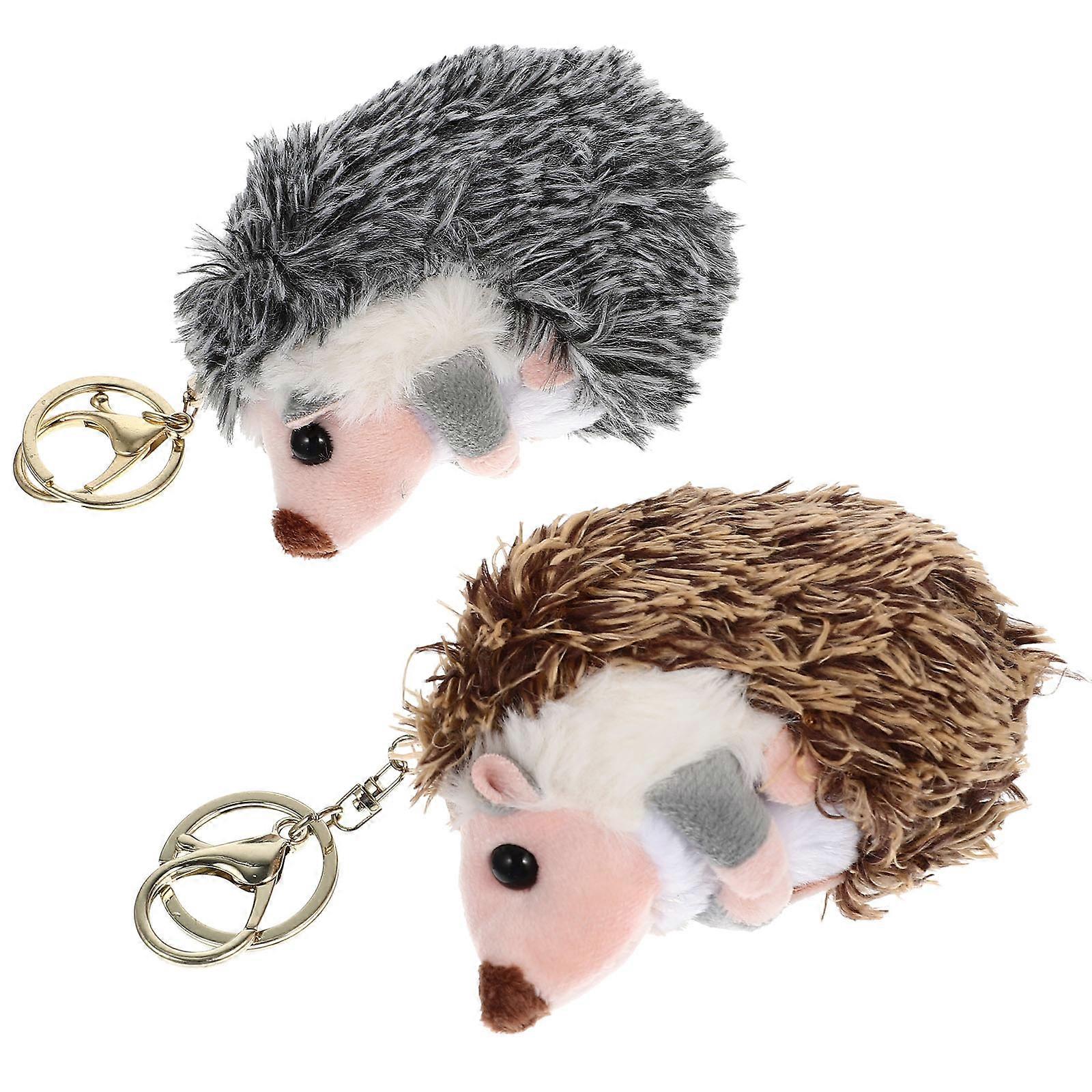 Schoolbag Plush Pendants for Decoration Use 4Pcs Stuffed Toy Keychain