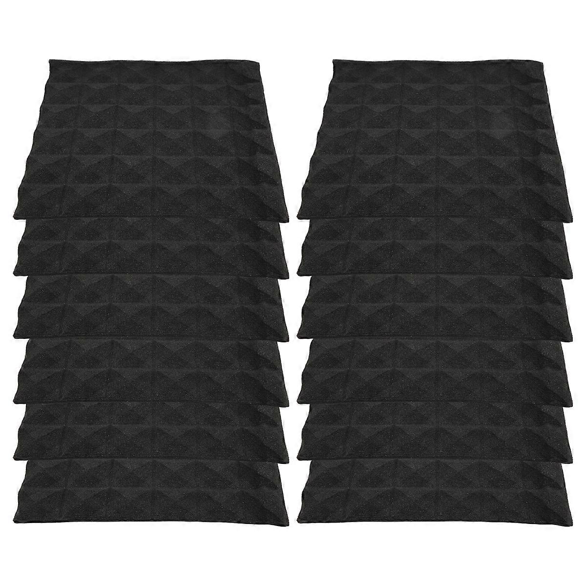12Pcs 30X30X5CM Sound Insulation Insulation Foam