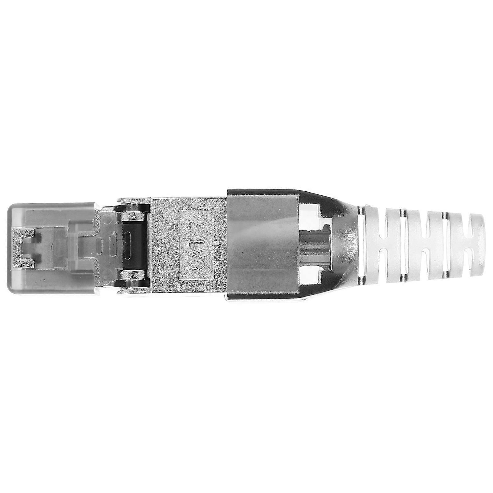 Modular Plugs Cat 7 Ethernet Cable Connector End Crimp 5Pcs