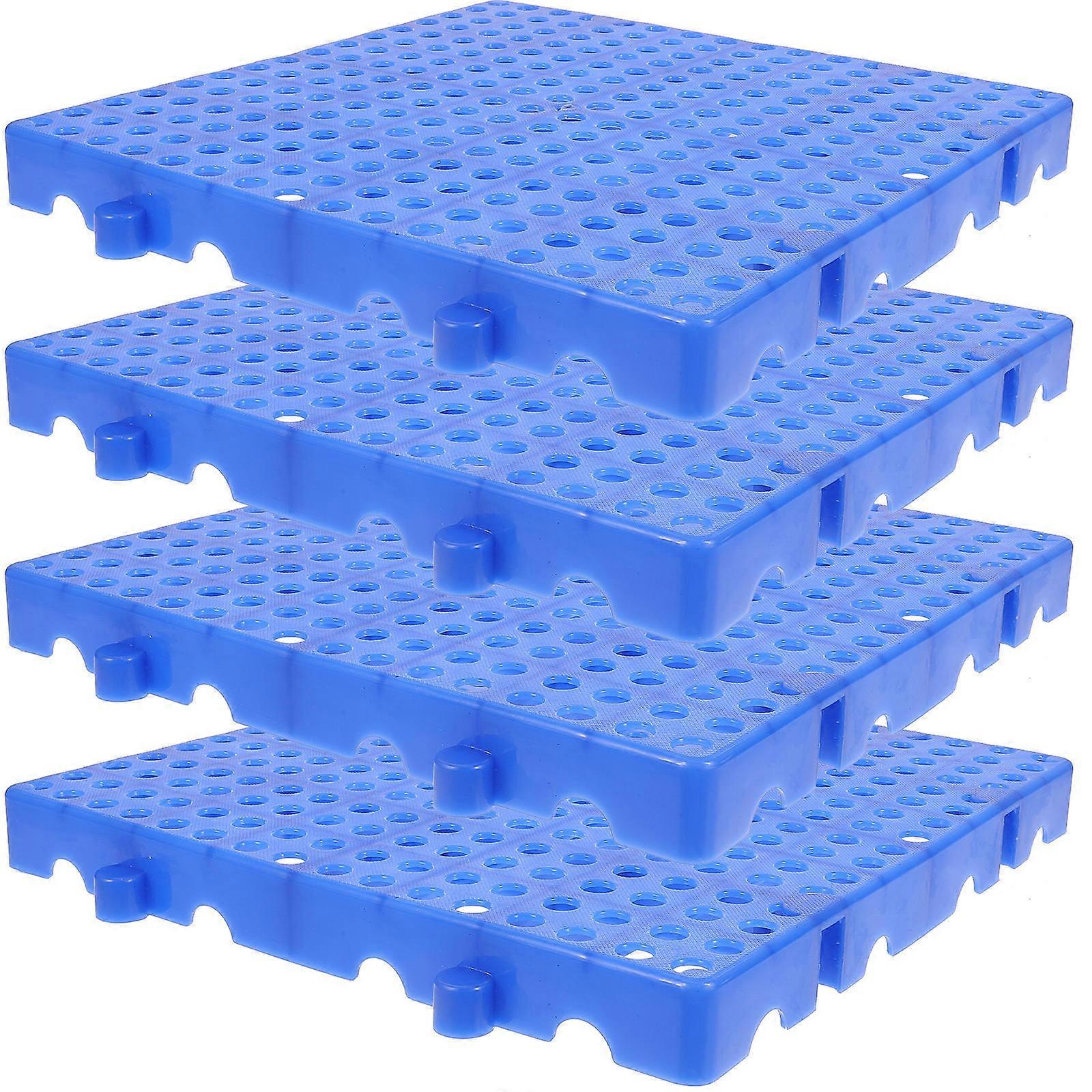 Outdoor Patio Flooring Plastic Interlocking Tiles for 16Pcs Collection