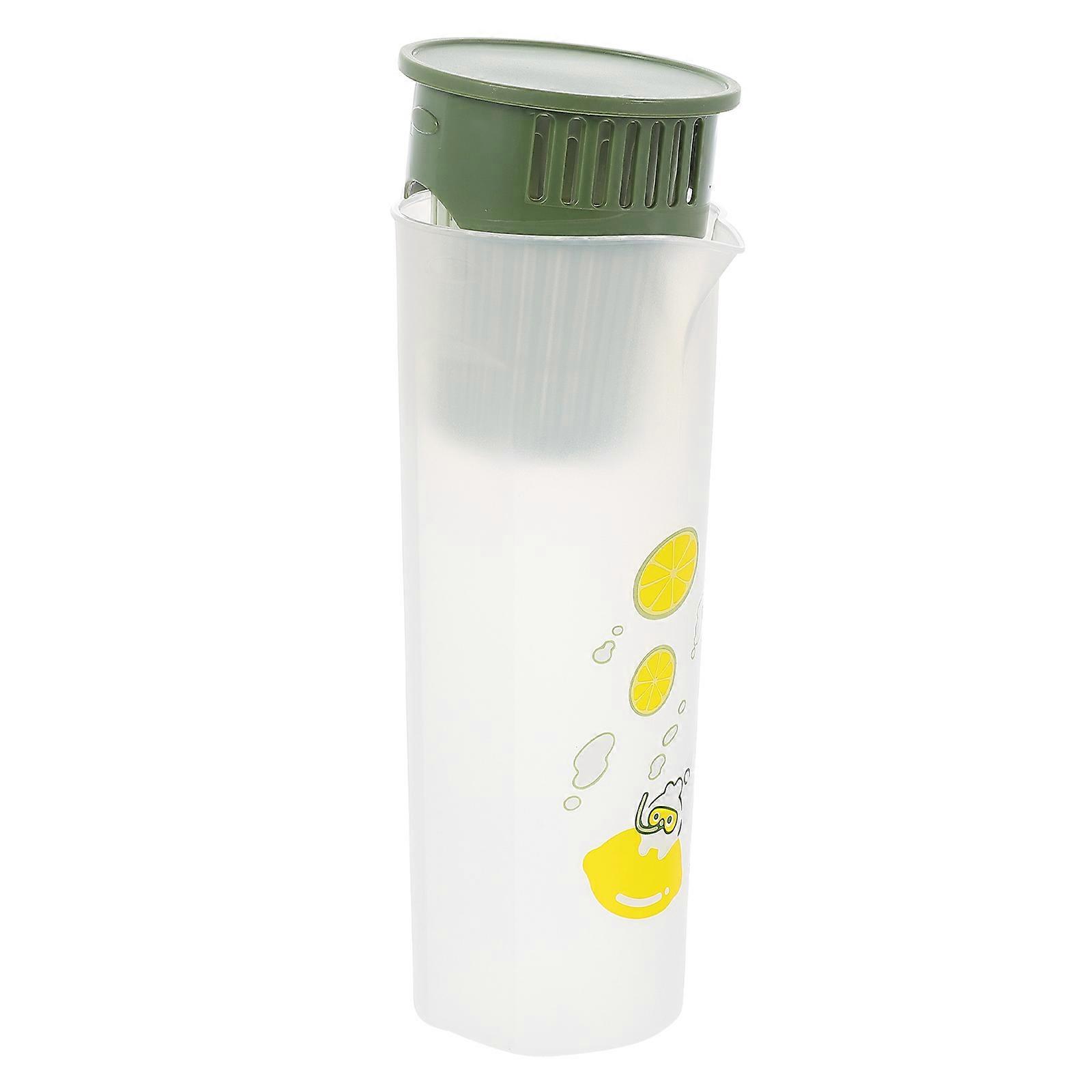 Iced Tea Pitcher Ergonomic Design Large Capacity Fruit Water Jug 1Pcs