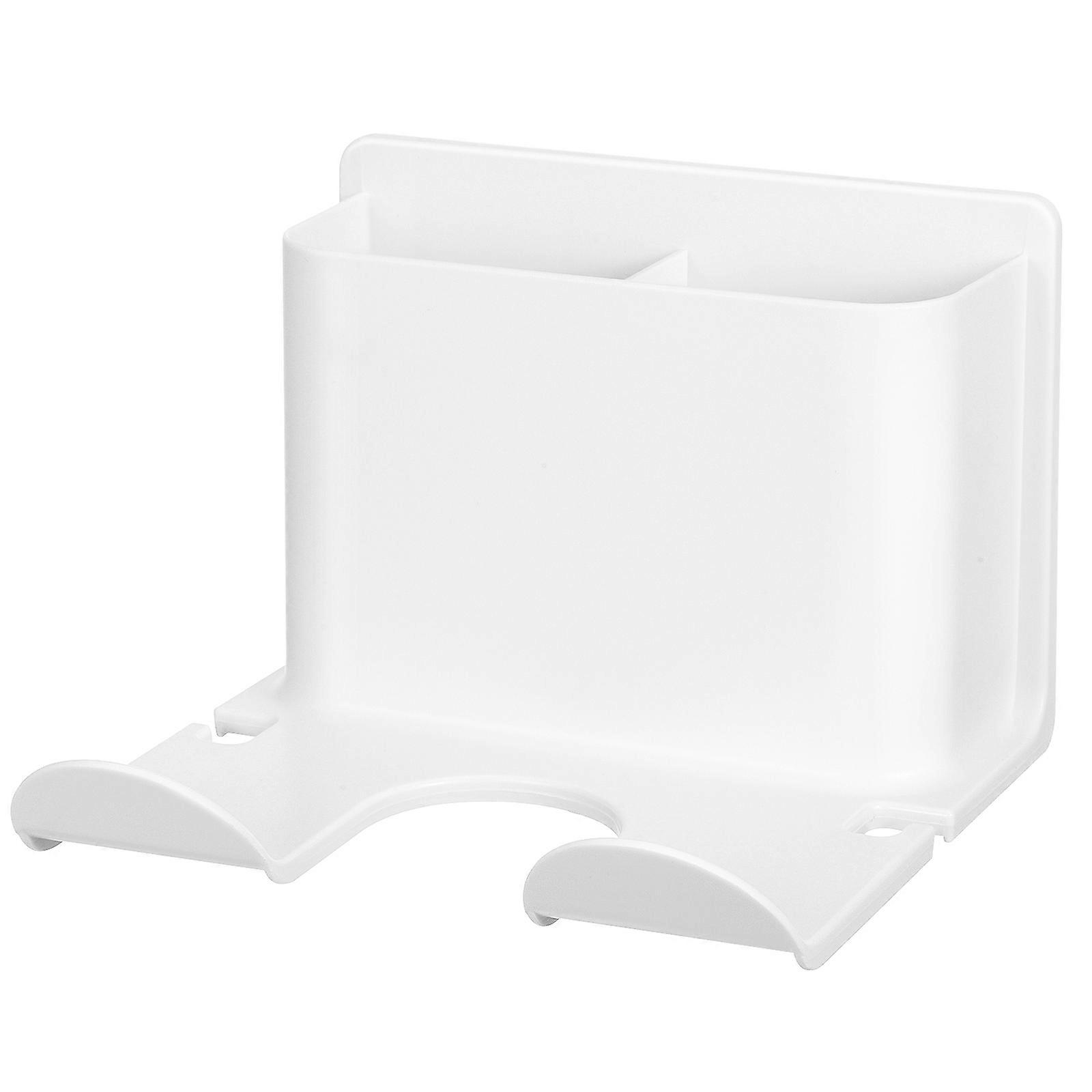 Square Hair Dryer Storage Shelf For Vanity 2Pcs Cord Management Self Adhesive Modern Design