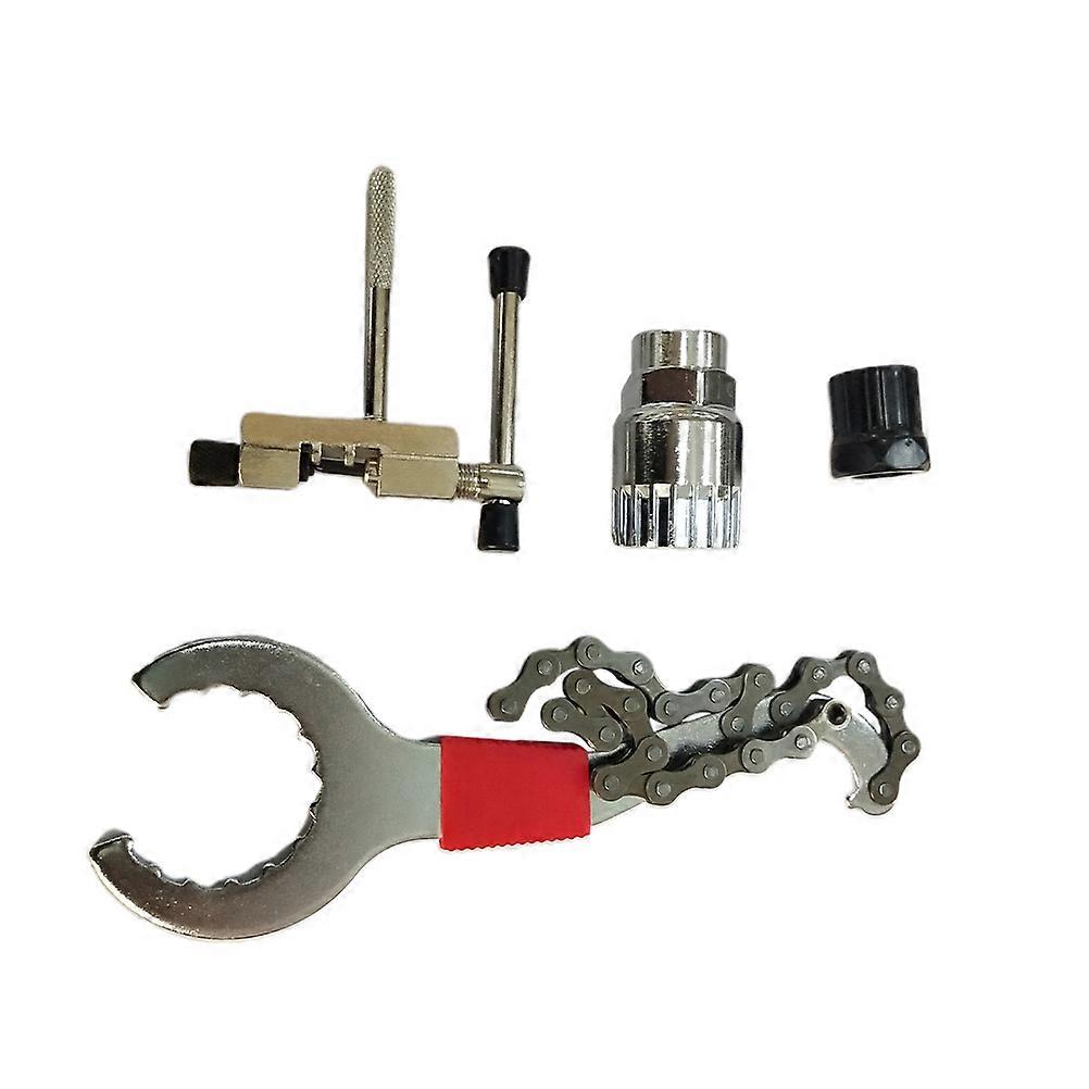 Bike Repair Tool Kit Chain Cutter Camping Basic Maintenance Assorted Color 15x15x10cm (Packing Size) 1 Set