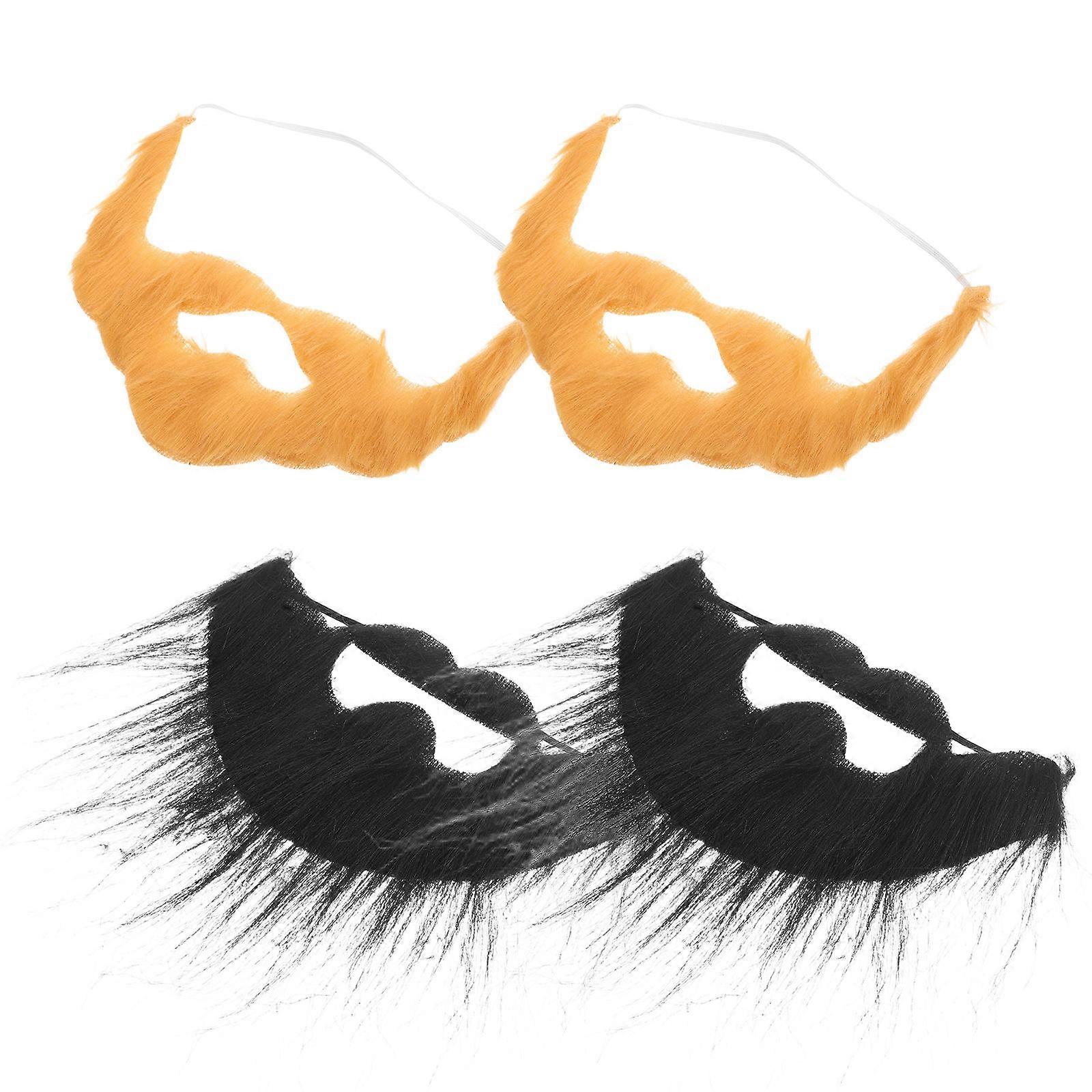 False Beard Props Beard for Cosplay Party Use 20Pcs Collection
