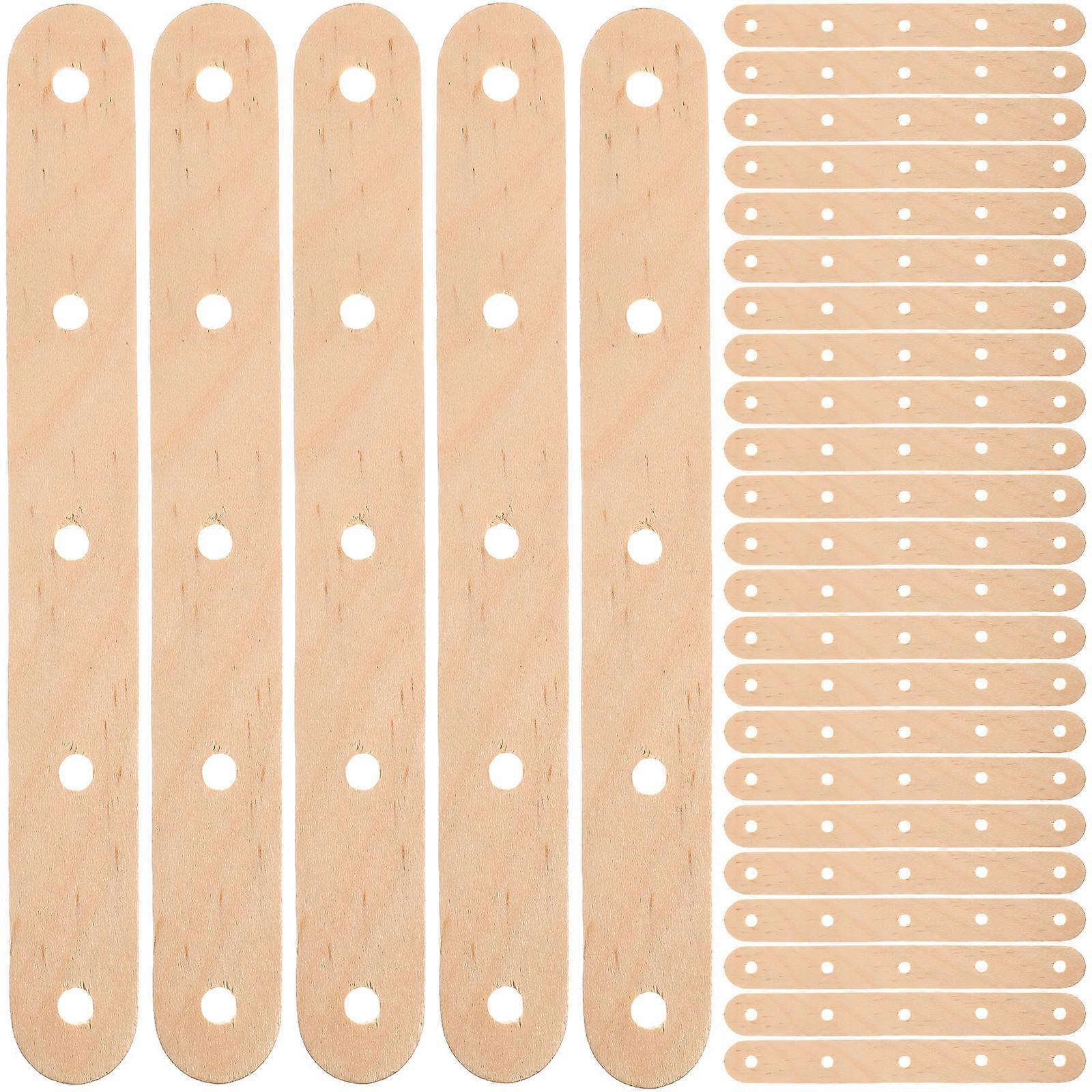 Khaki Wood Craft Sticks for DIY Use 400Pcs Bamboo Material Set